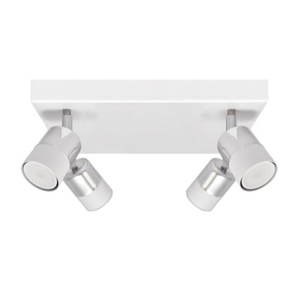 LED Akcentinis šviestuvasTUBSSON 4xGU10/4,8W/230V baltas/blizgus chromas