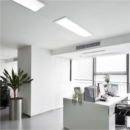 LED Ant pagrindo montuojama panelė BRISBANE LED/36W/230V 4000K 29,5x119 cm balta