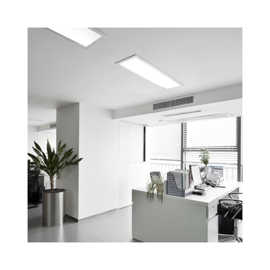 LED Ant pagrindo montuojama panelė BRISBANE LED/36W/230V 4000K 29,5x119 cm balta
