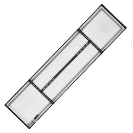 LED Ant pagrindo montuojama panelė BRISBANE LED/36W/230V 4000K 29,5x119 cm juoda