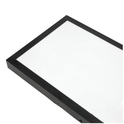 LED Ant pagrindo montuojama panelė BRISBANE LED/36W/230V 4000K 29,5x119 cm juoda