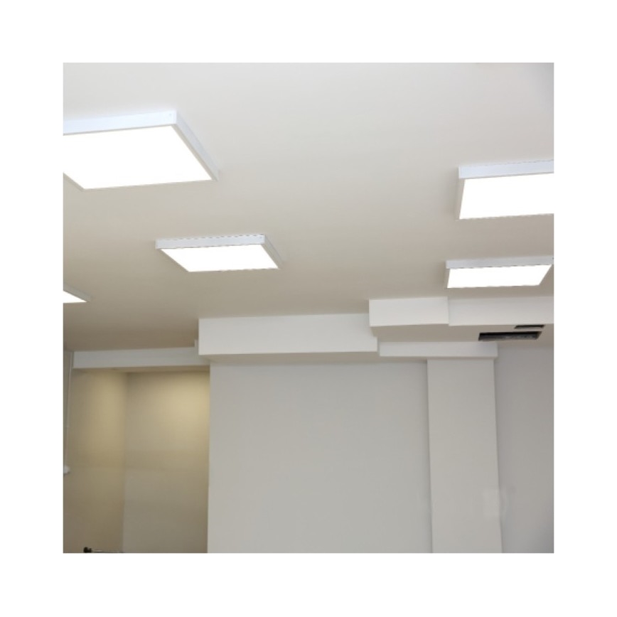 LED Ant pagrindo montuojama panelė BRISBANE LED/36W/230V 4000K 59,5x59,5 cm balta