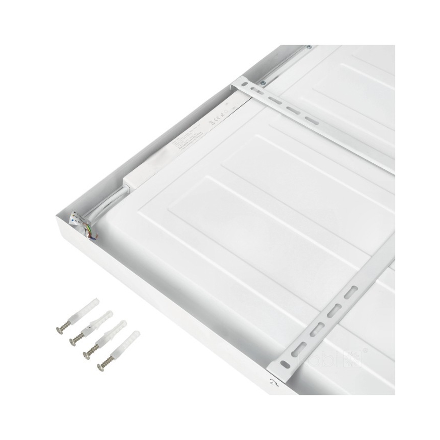 LED Ant pagrindo montuojama panelė BRISBANE LED/36W/230V 4000K 59,5x59,5 cm balta