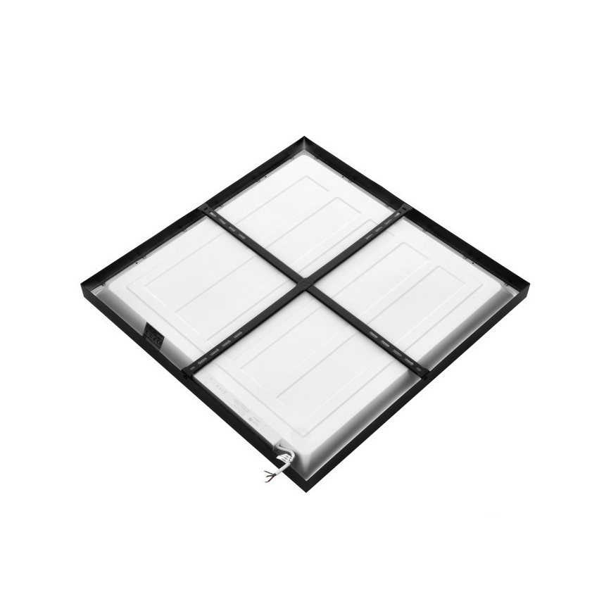 LED Ant pagrindo montuojama panelė BRISBANE LED/36W/230V 4000K 59,5x59,5 cm juoda