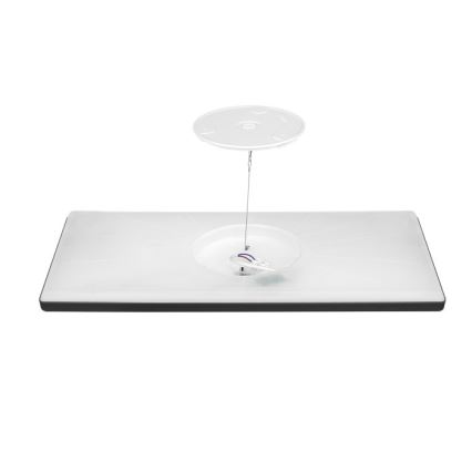 LED Ant pagrindo montuojama panelė NIVERA LED/32W/230V IP54 3000/4000/6000K 29,5x59,5 cm juoda