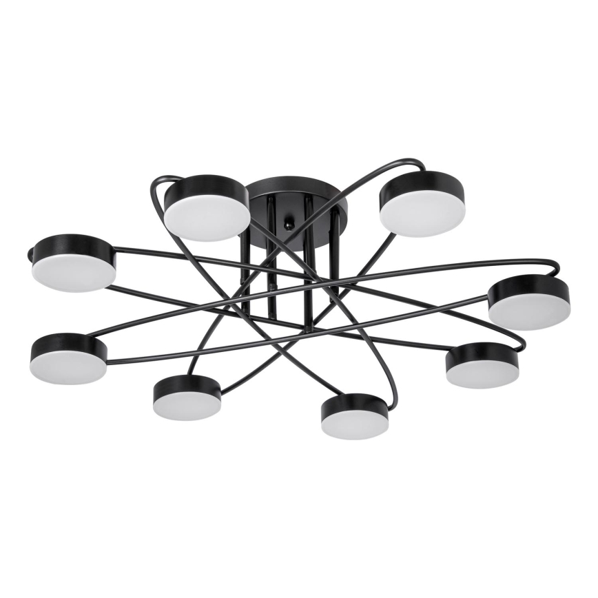 LED Ant pagrindo montuojamas sietynas 8xLED/7W/230V juoda