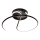 LED Ant pagrindo montuojamas sietynas DELTA LED/30W/230V juoda