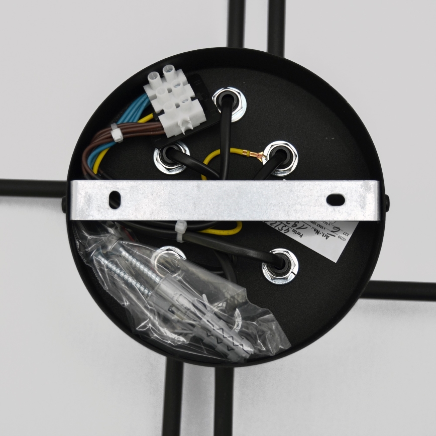 LED Ant pagrindo montuojamas sietynas TUBE 6xE27/15W/230V
