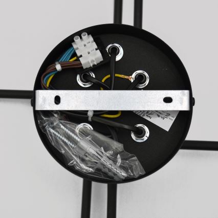LED Ant pagrindo montuojamas sietynas TUBE 6xE27/15W/230V