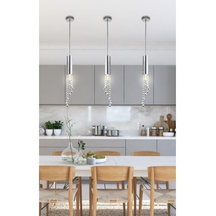 LED Ant virvės kabinamas lubinis šviestuvas DUERO LED/3W/230V