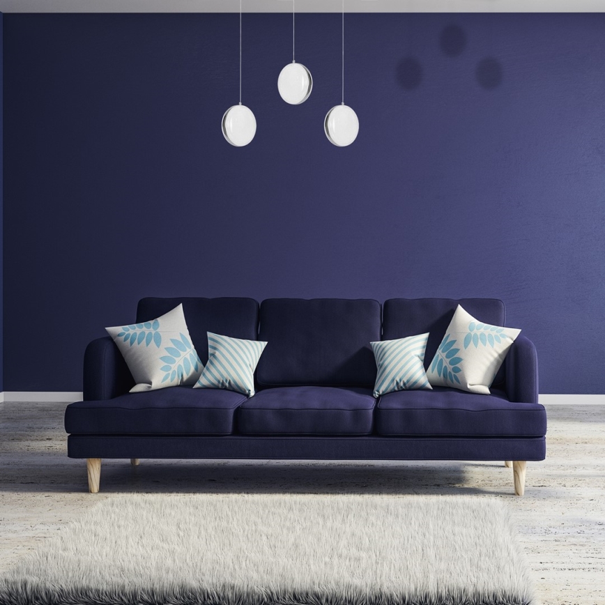 LED Ant virvės kabinamas lubinis šviestuvas LIRA 3xLED/27W/230V