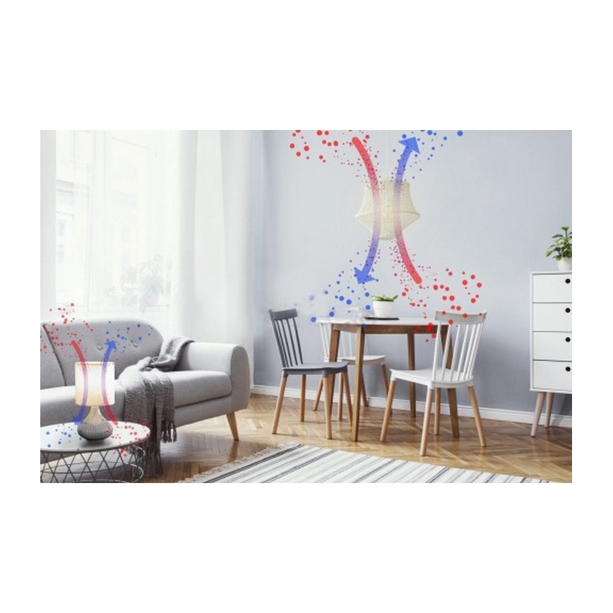 LED Antibakterinė lemputė A60 E27/8,5W/230V 2700K - Osram