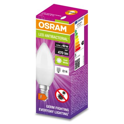 LED Antibakterinė lemputė B40 E14/4,9W/230V 4000K - Osram