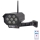 LED Apsaugos kameros maketas su jutikliu ir su saulės baterija LED/5W/5,5V 800 mAh IP65 + nuotolinio valdymo pultas