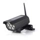 LED Apsaugos kameros maketas su jutikliu ir su saulės baterija LED/5W/5,5V IP65 + nuotolinio valdymo pultas