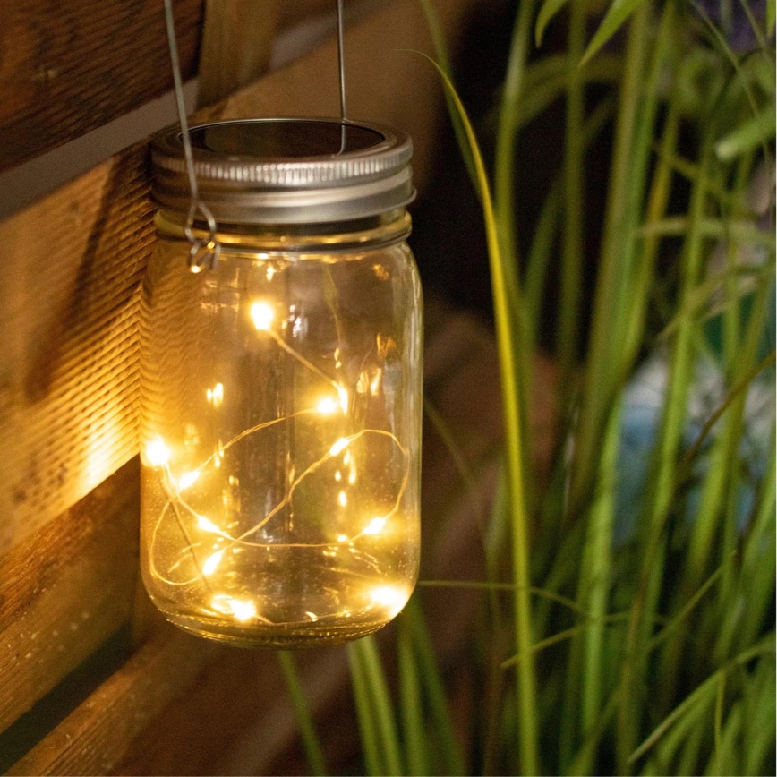 LED apšvietimas, įkraunamas saulės energija JAR LED/1,2V 600 mAh IP44