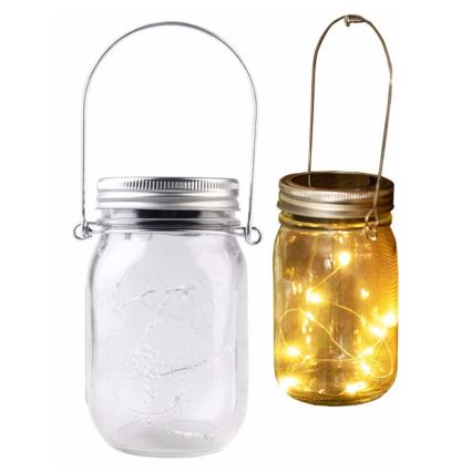 LED apšvietimas, įkraunamas saulės energija JAR LED/1,2V 600 mAh IP44