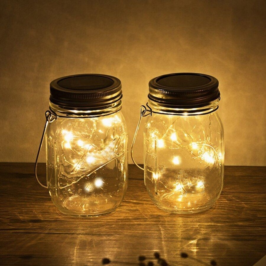 LED apšvietimas, įkraunamas saulės energija JAR LED/1,2V 600 mAh IP44