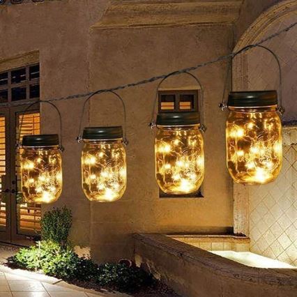 LED apšvietimas, įkraunamas saulės energija JAR LED/1,2V 600 mAh IP44