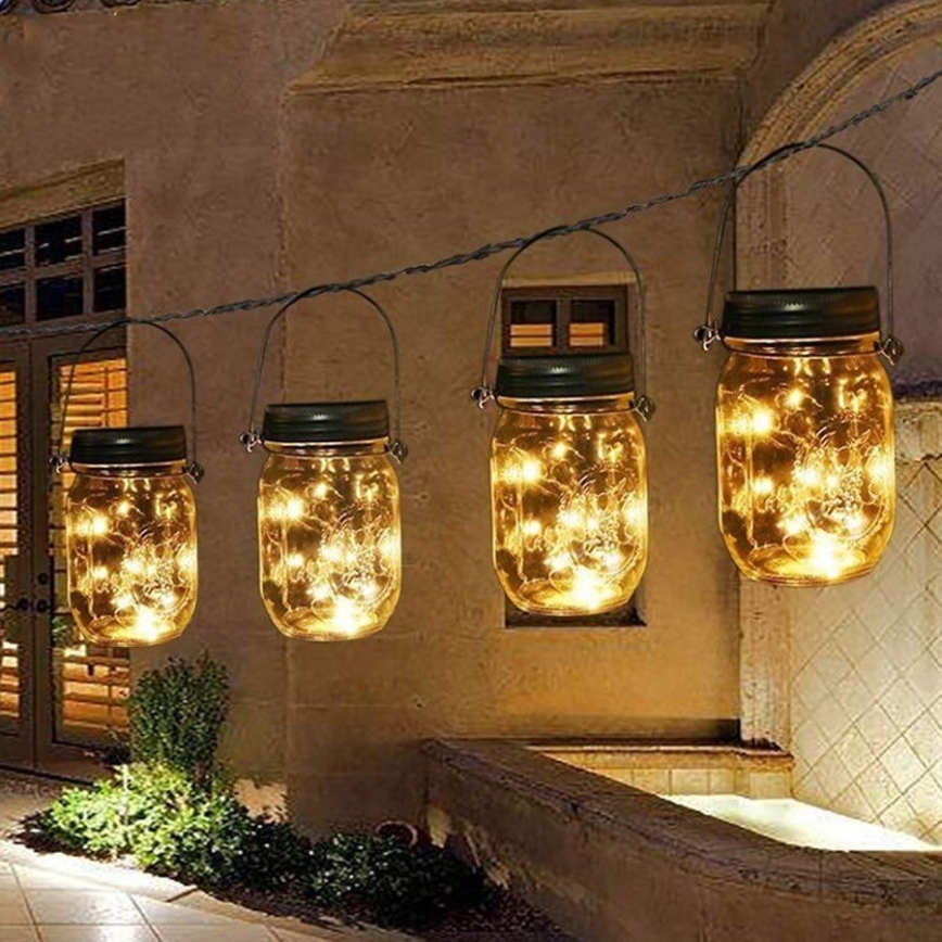 LED apšvietimas, įkraunamas saulės energija JAR LED/1,2V 600 mAh IP44