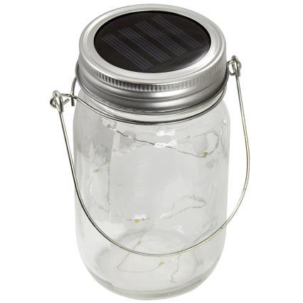 LED apšvietimas, įkraunamas saulės energija JAR LED/1,2V 600 mAh IP44