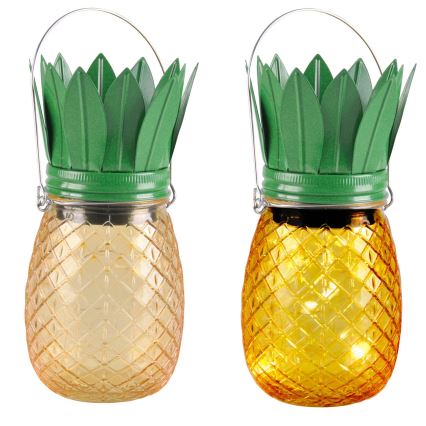 LED apšvietimas, įkraunamas saulės energija JAR LED/1,2V IP44 ananasų