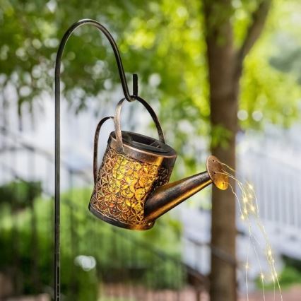 LED apšvietimas, įkraunamas saulės energija LED/0,06W/1,2V 1xAA 2700K IP44 300 mAh