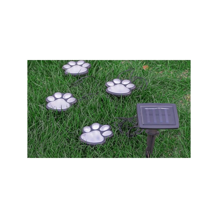 LED apšvietimas, įkraunamas saulės energija LED/0,14W/2V 600 mAh IP44 tlapky