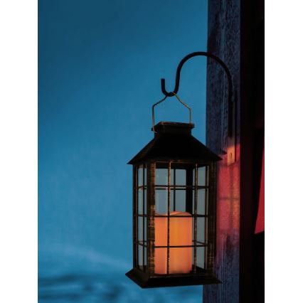 LED apšvietimas, įkraunamas saulės energija LED/1,2V 200 mAh IP44 patina
