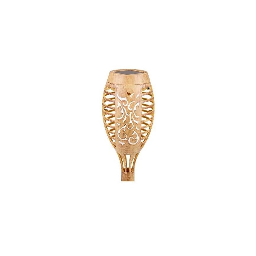 LED apšvietimas, įkraunamas saulės energija MINISPARK BAMBOO LED/1,8W/5,5V IP44 smėlio spalva