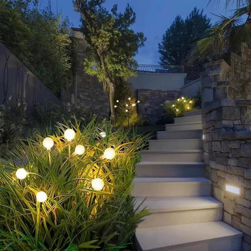 LED apšvietimas, įkraunamas saulės energija MULTI LED/0,06W/1,2V 150 mAh IP44 juoda