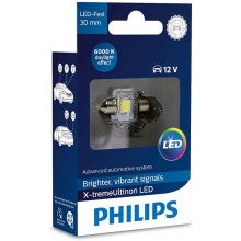 LED Automobilio lemputė Philips X-TREME ULTINON 129416000KX1 LED SV8 5–8/0,8W/12V 6000K