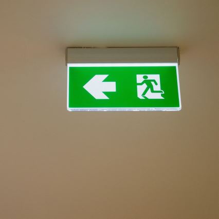 LED Avarinė lemputė EMERGENCY EXIT SAMSUNG CHIP LED/2W/230V 6000K