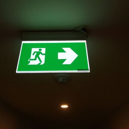 LED Avarinė lemputė EMERGENCY EXIT SAMSUNG CHIP LED/2W/230V 6000K