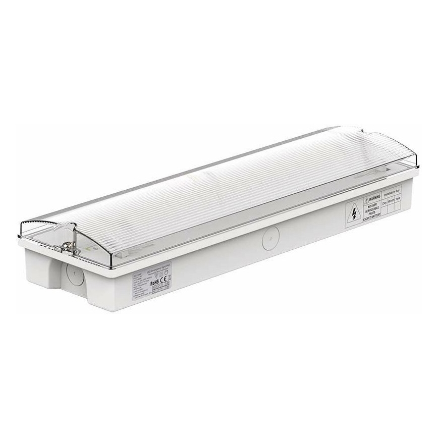 LED avarinė lemputė EMERGENCY EXIT LED/3W/230V 6400K IP65