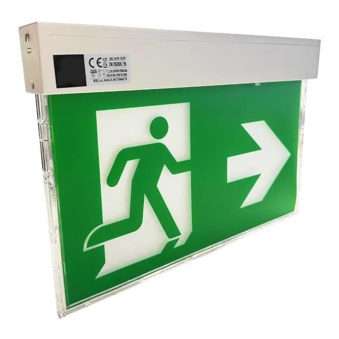 LED avarinė lemputė LED/2W/230V 6000K 1500 mAh