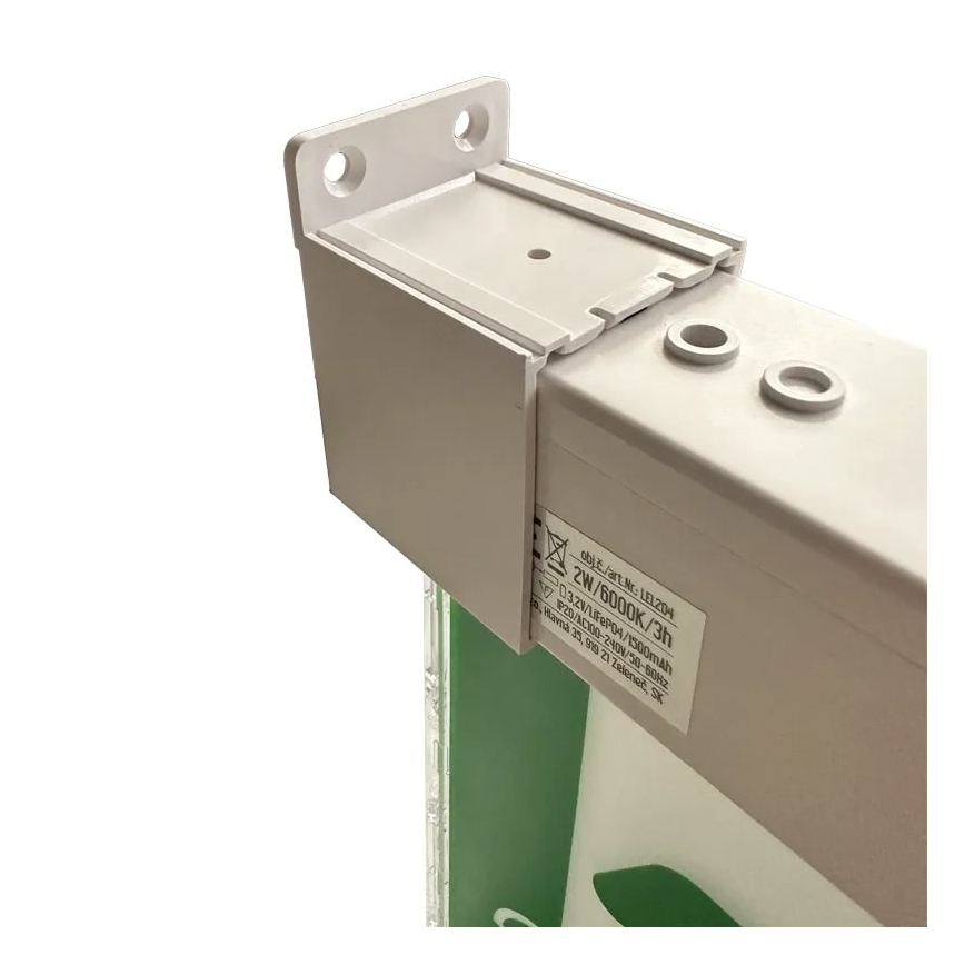 LED avarinė lemputė LED/2W/230V 6000K 1500 mAh