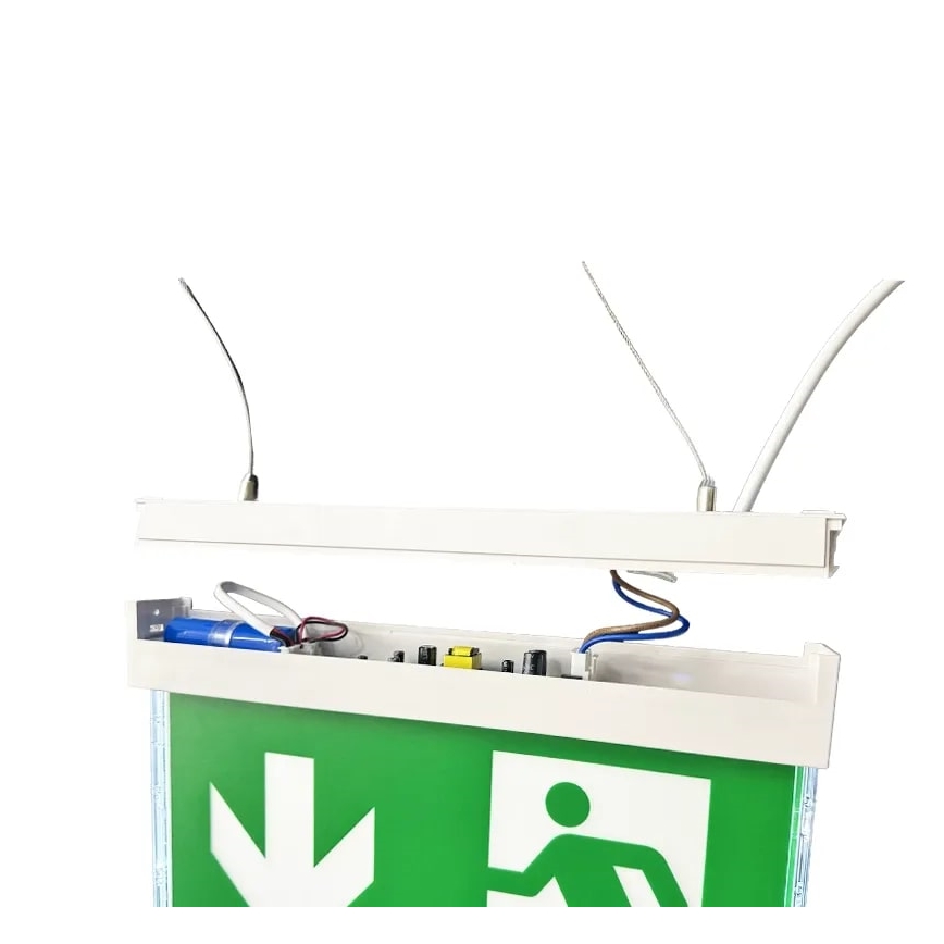 LED avarinė lemputė LED/2W/230V 6000K 1500 mAh