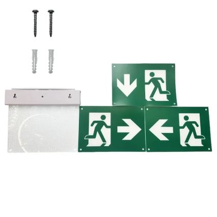 LED avarinė lemputė LED/2W/230V 6000K 300 mAh