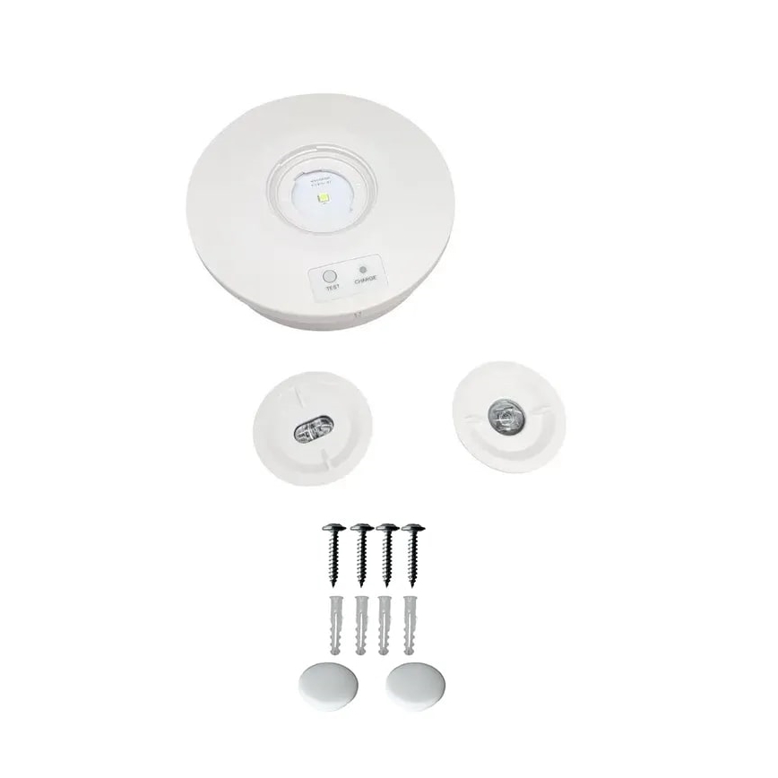 LED avarinė lemputė LED/2W/230V 6000K IP65 3200 mAh