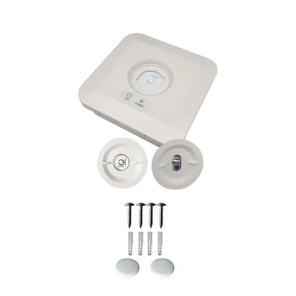LED avarinė lemputė LED/2W/230V 6000K IP65 3200 mAh