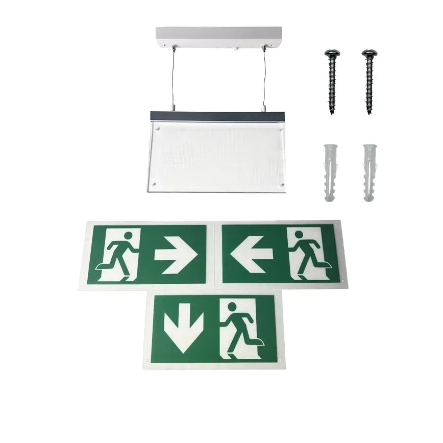 LED avarinė lemputė LED/4W/230V 6000K 1000 mAh