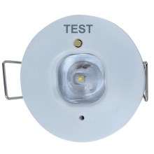 LED Avarinis Įleidžiamas šviestuvas GATRION LED/1W/230V 6000K