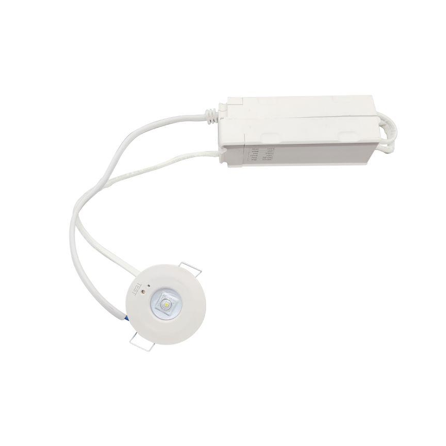 LED Avarinis Įleidžiamas šviestuvas LED/1,2W/230V 6000K