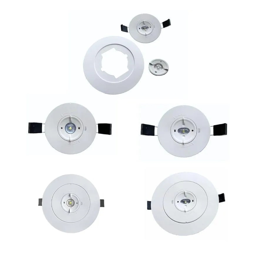 LED Avarinis Įleidžiamas šviestuvas LED/2W/230V 6000K