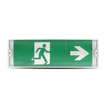 LED avarinis šviestuvas EMERGENCY EXIT LED/3W/230V IP65 6000K 1200mAh