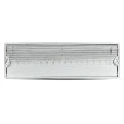 LED avarinis šviestuvas EMERGENCY EXIT LED/3W/230V IP65 6000K 1200mAh