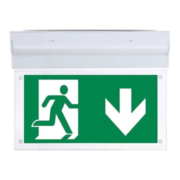 LED avarinis šviestuvas EMERGENCY EXIT SU SAMSUNG CHIP LED/2W/230V 6000K