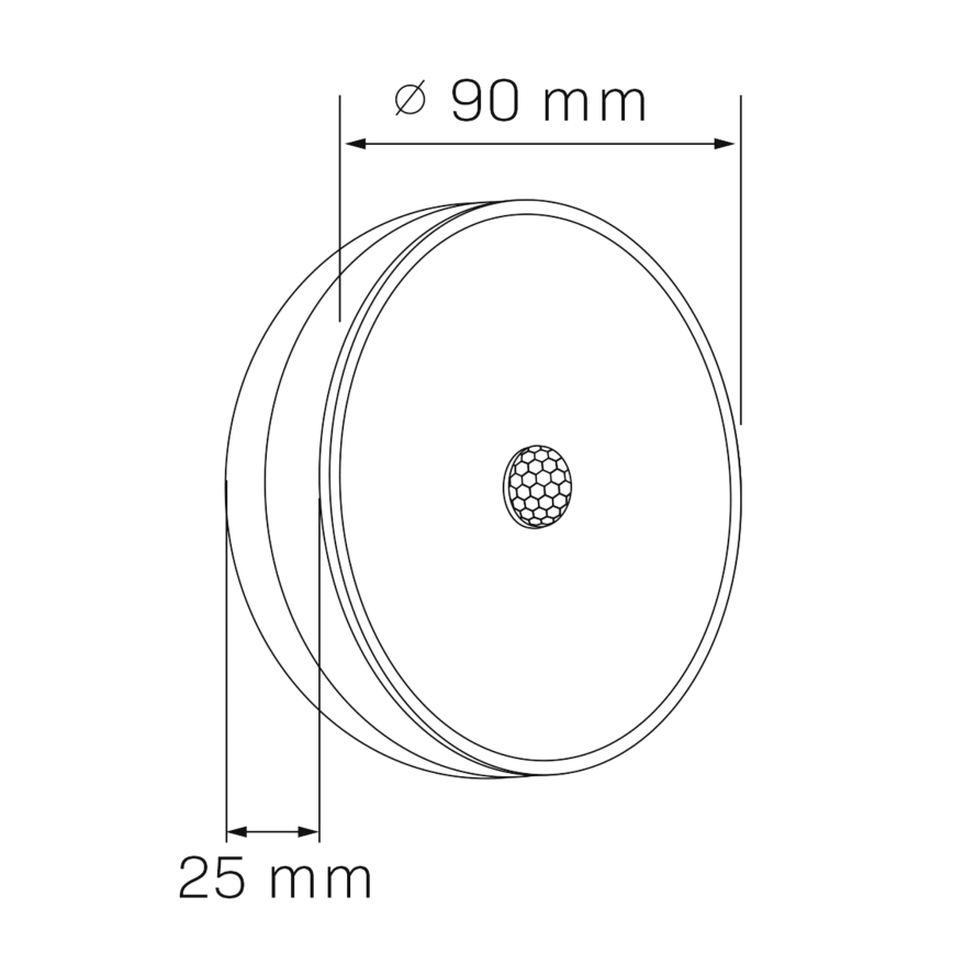 LED Baldų apšvietimas su jutikliu LED/1,2W/4,5V 3xAA matinis chromas