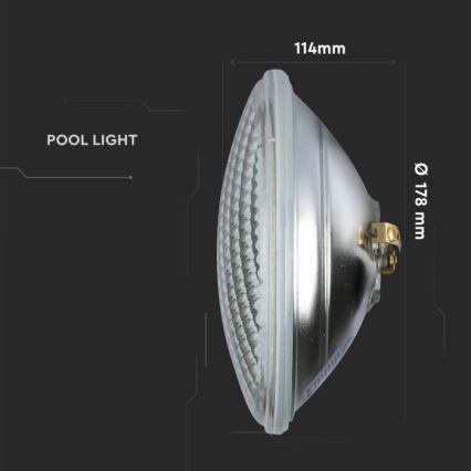 LED Baseino lemputė LED/8W/12V IP68 6400K